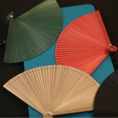吉善中国扇子镂空古风折叠迷你