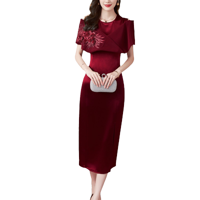 金凯茜简约包臀裙三醋酸修身显瘦