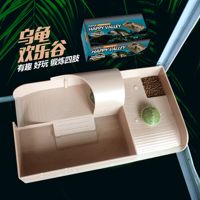乌龟欢乐谷乌龟晒背台晒台浮岛