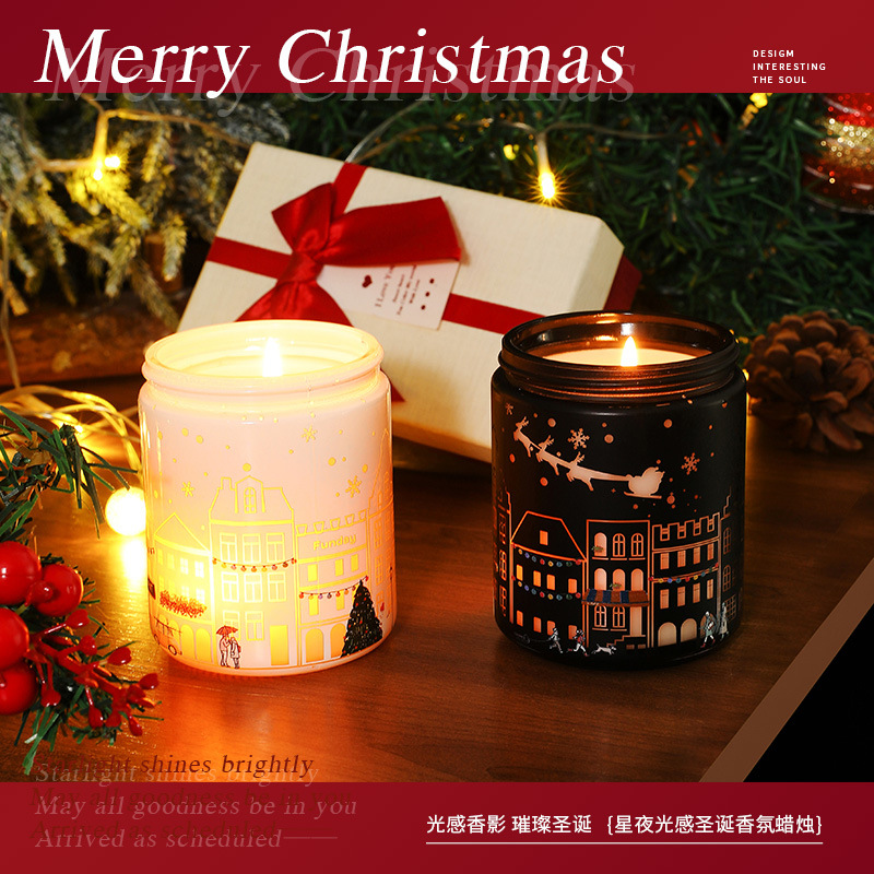 Christmas Candle圣诞节礼物高级氛围感伴手香薰蜡烛Aromatherapy