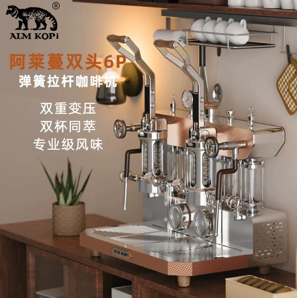 阿莱蔓双头6P弹簧拉杆机