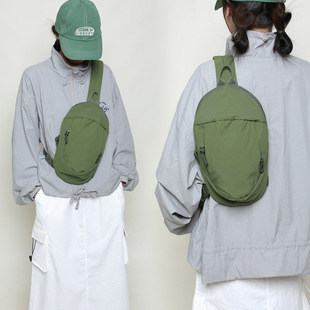 胸包男女款户外登山旅游尼龙布挎包通勤单肩胸前包防泼水骑行背包