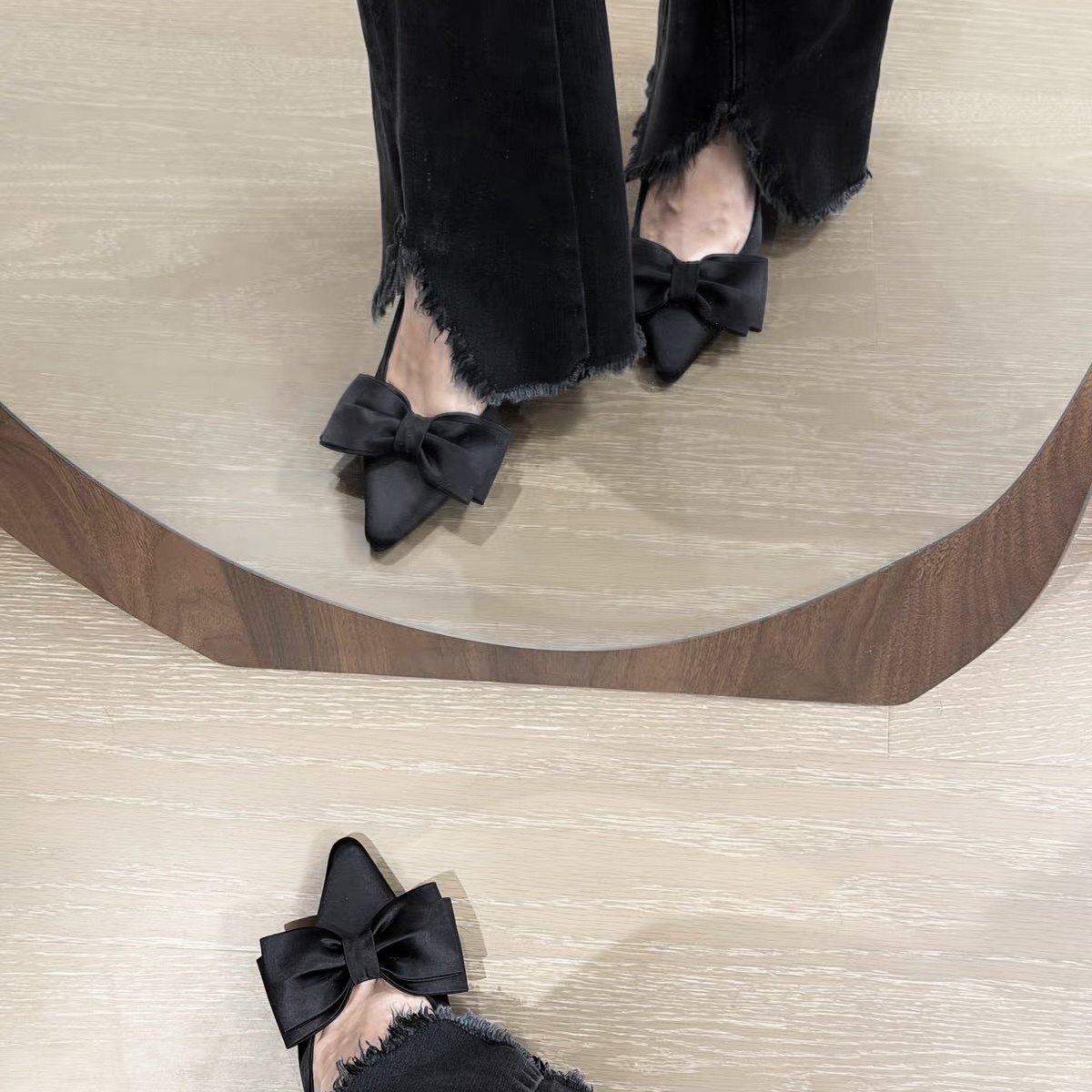 羊皮原创-Namiboo2025新款尖头高跟玛丽珍蝴蝶结单鞋,女鞋,玛丽珍鞋,淘宝优惠券,粉丝福利购,淘宝优惠卷