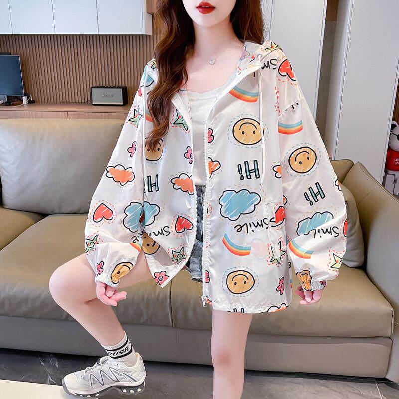 2026新款防晒衣女夏薄款防紫外线透气超薄开衫连帽外套防晒衫学生