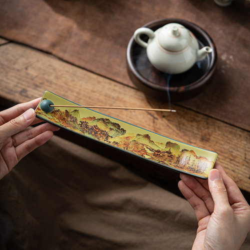 天下茗庄陶瓷线香插香托插香摆件