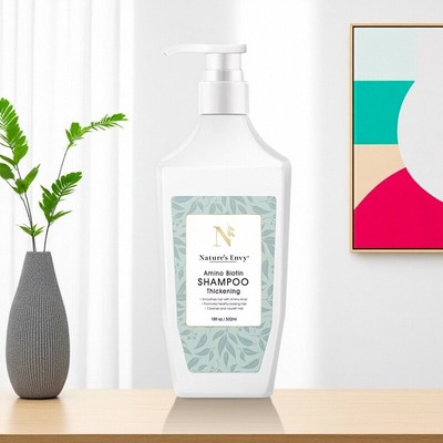 美国进口天然之扉氨基酸生物素洗发露532ml净澈发丝蓬松控油清爽