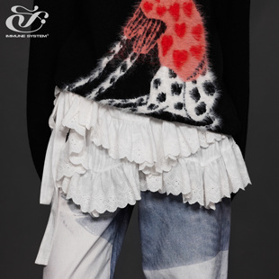 immune system 【张艺兴同款】搭配配件可调节屁帘半身裙叠穿