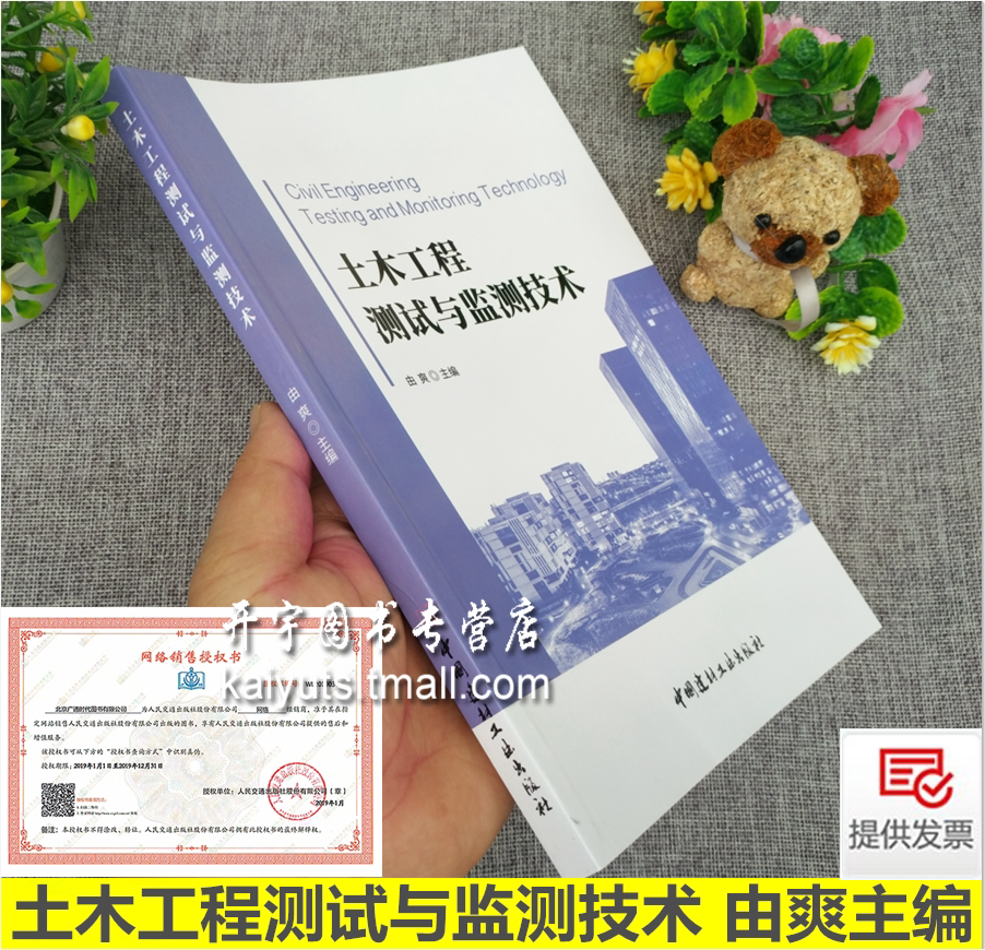 土木工程测试与监测技术 由爽 编 土木工程结构材料检测传感器测量无损检测技术基坑工程监测桥梁工程变形监测 中国建材工业出版社