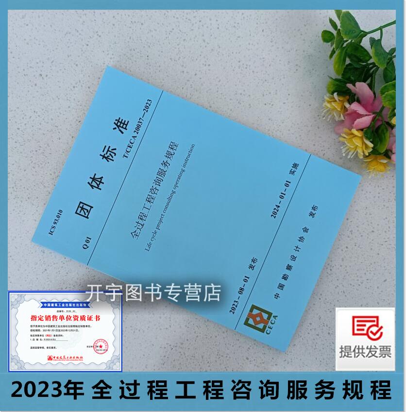 2024年新规范 T/CECA 20037-2023 全过程工程咨询服务规程 团体标准 中国勘察设计协会发布 含条文说明 含发票中国建筑工业出版社