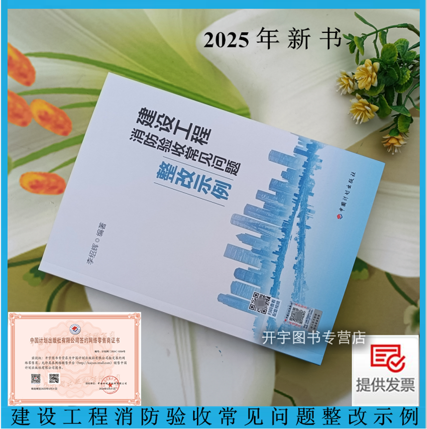 现货2025年新书 建设工程消防验收常见问题整改示例 李绍辉 编 建设工程消防设计施工验收人员使用工程项目现场评定中国计划出版社
