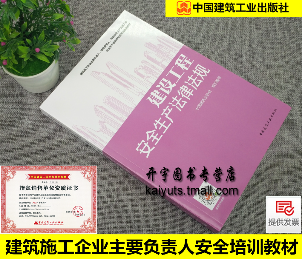 正版2019 建设工程安全生产法律法规 建筑施工企业主要负责人、项目负责人、专职安全生产管理人员安全生产培训考核及继续教育教材
