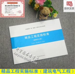 精品工程实施标准 建筑电气工程 预埋防雷接地配电箱柜安装 ZJQ01 电缆电线插座安装 2020 桥架配管安装 施工管理人员操作 SGJB010