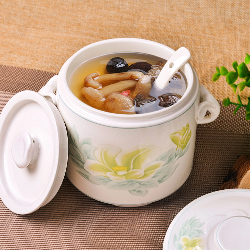 炖盅陶瓷隔水炖带盖家用炖燕窝专用商用炖罐小汤盅煲汤甜品蒸蛋盅