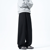 1016-K886-P55现货500+黑色垂感西裤男直筒cleanfit微喇高级西裤，男装西裤，星座1016