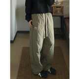 1016-MK01-P68美式复古宽松直筒加厚棉裤御寒休闲裤滑雪裤登上裤，男装棉裤，星座1016