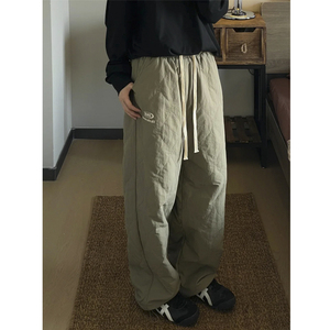 1016-MK01-P68 美式复古宽松直筒加厚棉裤御寒休闲裤滑雪裤登上裤图片