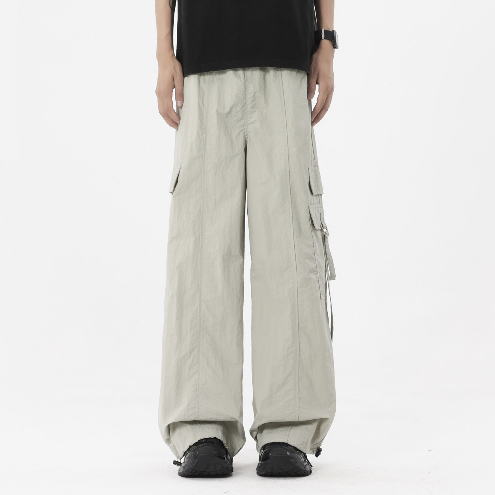 1016-K323-P48现货夏季宽松工装阔腿裤男女简约户外薄款速干裤子,男装工装外套,星座1016