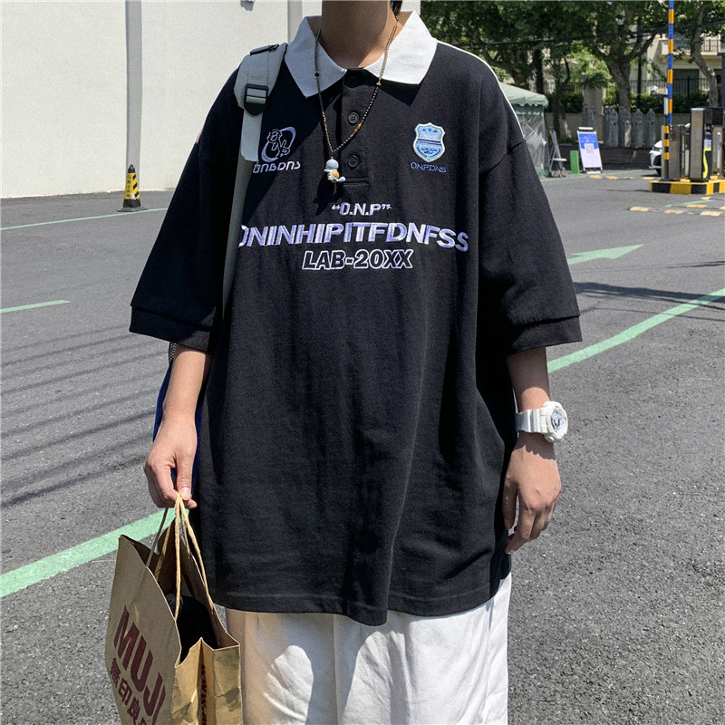 1016-BT43*夏季徽章刺绣POLO衫-P48,男装Polo衫,星座1016