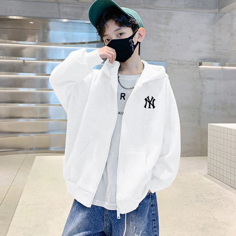 男童外套春秋款中大童2026新款帅气儿童装秋季秋装连帽开衫卫衣潮