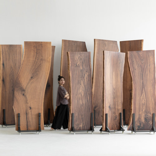 北美黑胡桃木大板茶桌