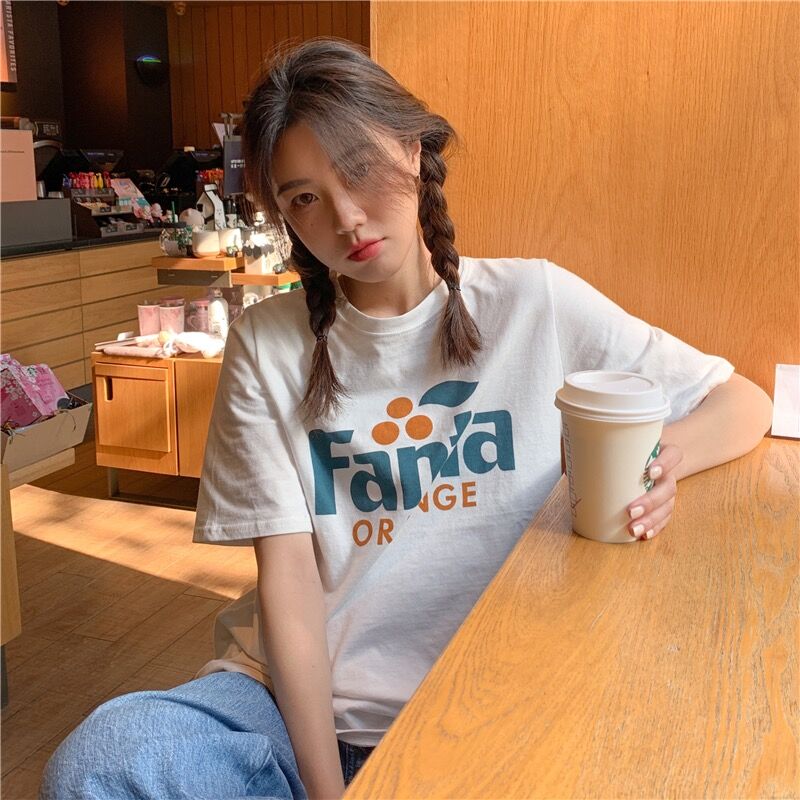 Real shooting summer new Korean loose and versatile short sleeve shirt