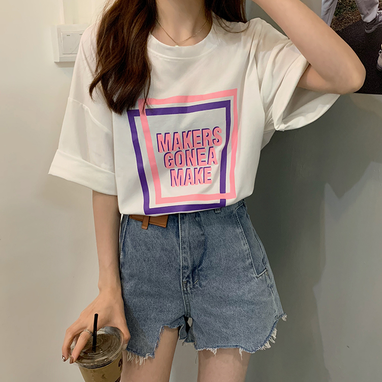 New Korean Summer Short Sleeve T-Shirt