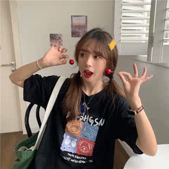 實拍 新款夏季短袖T恤女