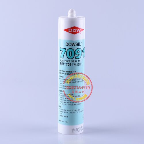 道康宁7091硅橡胶汽车用密封胶电子绝缘固定硅胶防水玻璃胶310ML