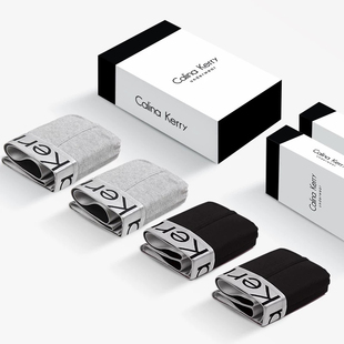 男士内裤透气纯棉四角男平角裤纯色全棉2025年新款νckп