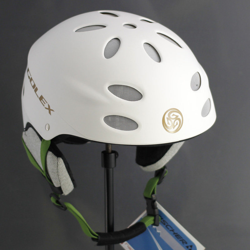 外贸工厂golex-s17 镜面电镀银成人滑雪头盔可调节软耳s/m/ l/xl