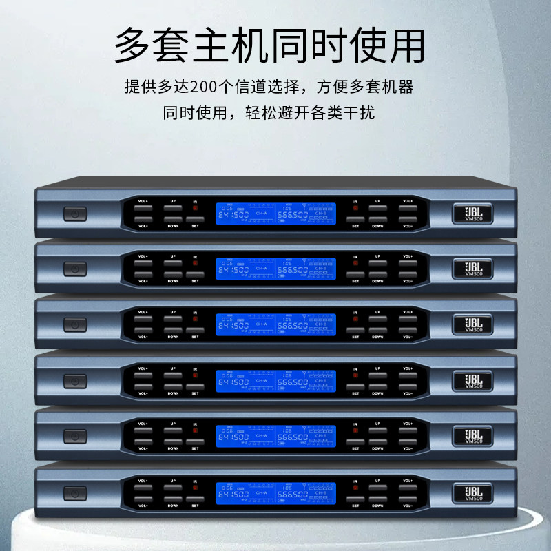 JBLK歌无线话筒一拖二手持麦克风图片