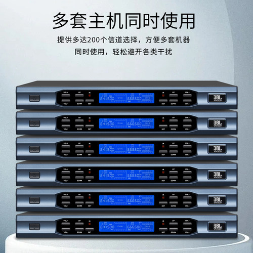 JBLK歌无线话筒一拖二手持麦克风