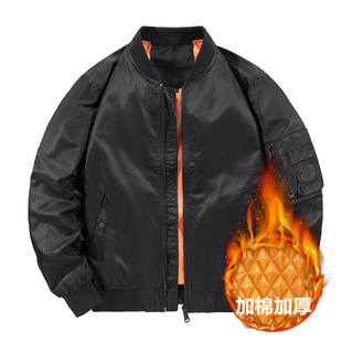 厚宽松棒球服外套 1美式 阿尔珐潮牌飞行员夹克男外套春秋季 棉衣MA