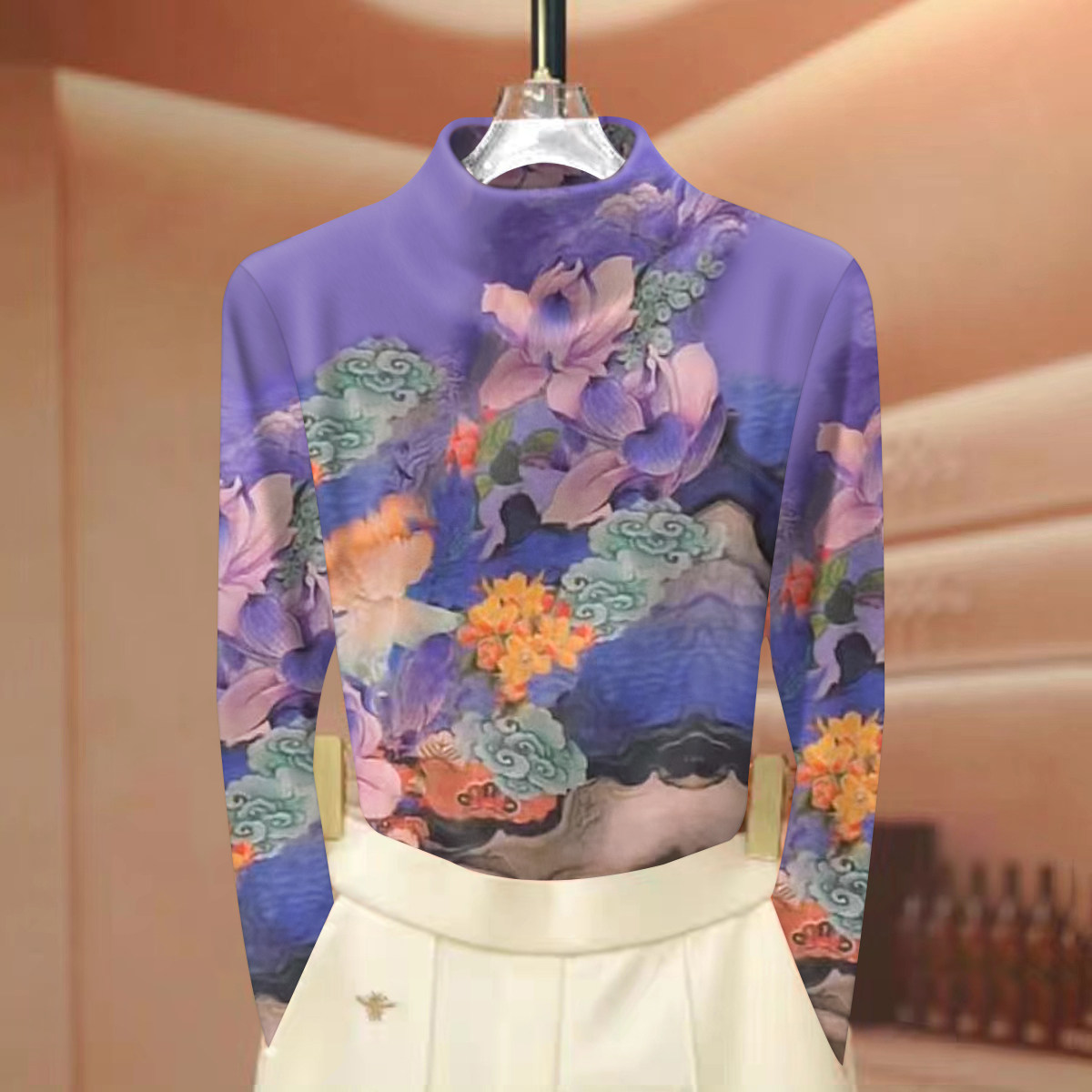 2025~女半高领打底衫春秋款可外穿长袖t恤女打底时尚洋气高档面料,女装/女士精品,T恤,淘宝优惠券,粉丝福利购,淘宝优惠卷