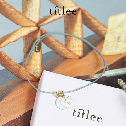 法国小众Titlee手链ins冷淡风网红手链送女友情人节礼物