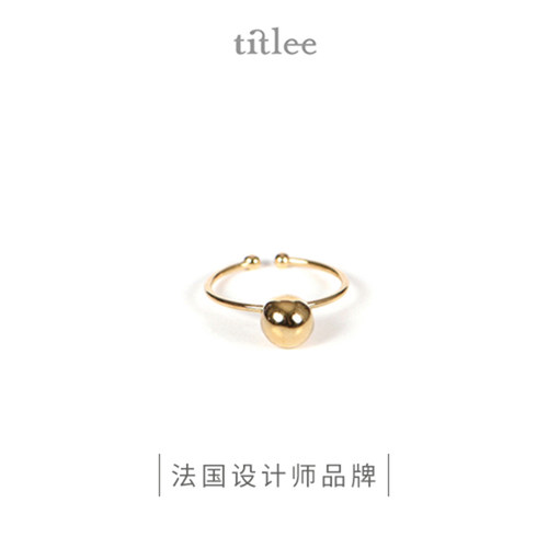 巴黎可调节开口戒指小众设计网红