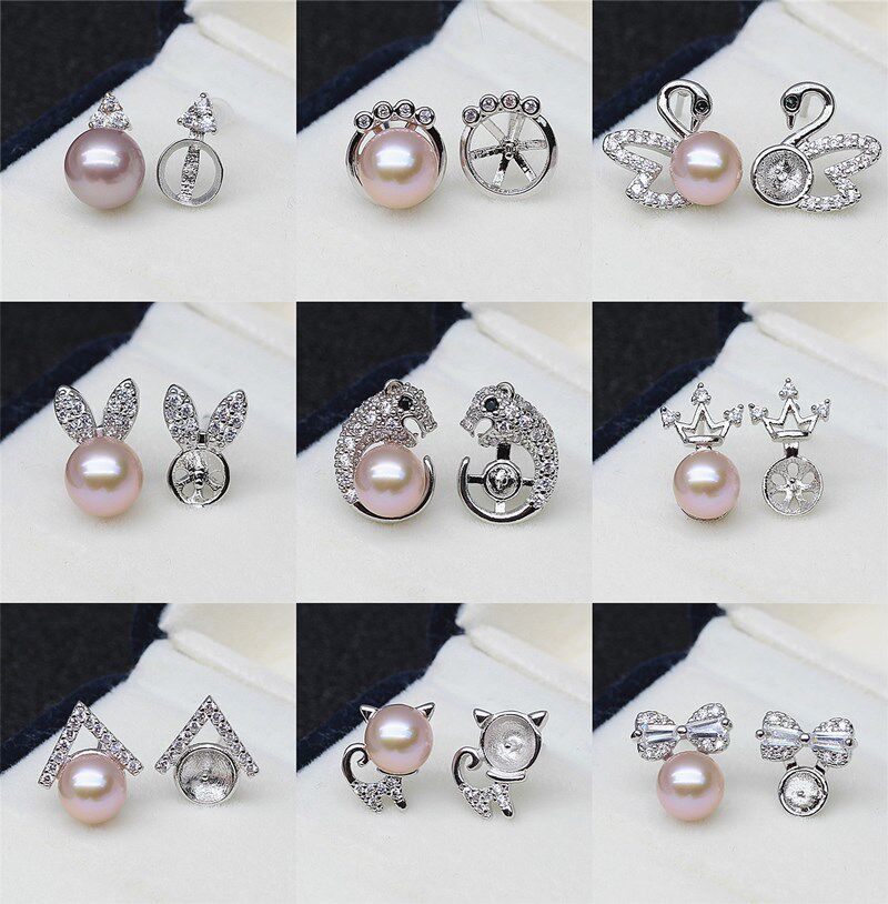 饰品配件日韩风珍珠耳钉直播供货