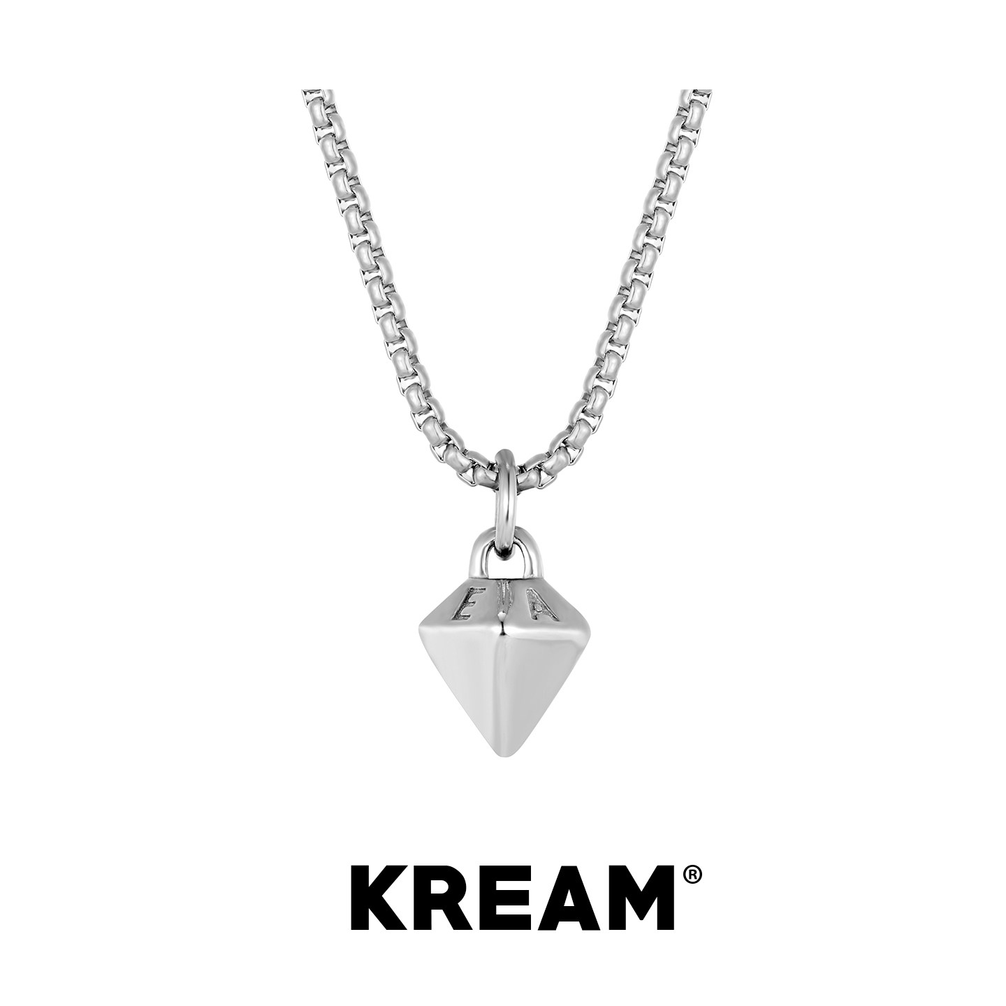 KREAM 原创 钛钢 钻石切割造型 极简项链男女百搭锁骨链欧美潮流