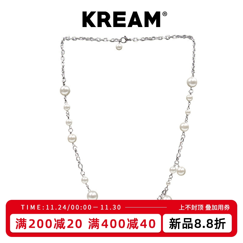 kream原创珍珠项链男女