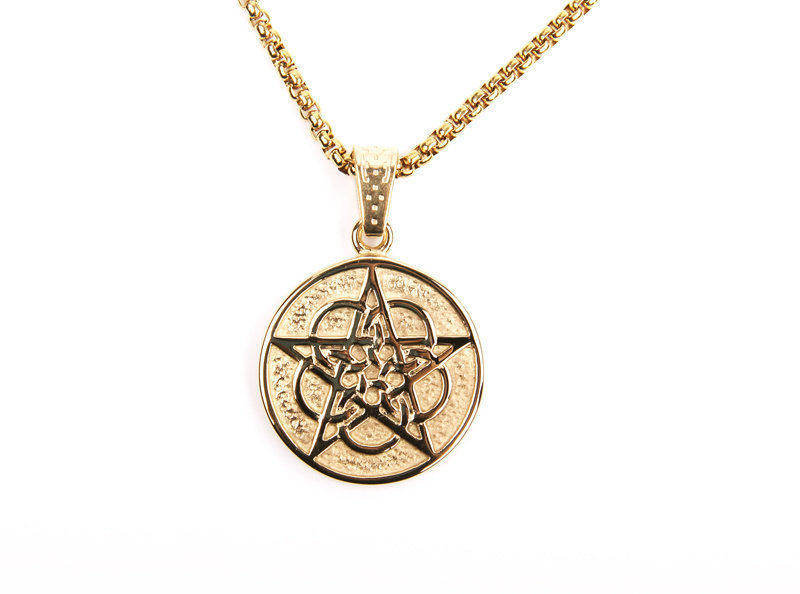 KREAM JONY J 同款 Pentacle necklace 五芒星吊坠项链男女锁骨链