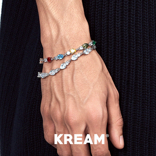 KREAM异形彩钻网球手链男嘻哈女