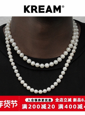 欧美流行ASAP ROCKY同复古天然珍珠项链男女嘻哈锁骨链情侣choker