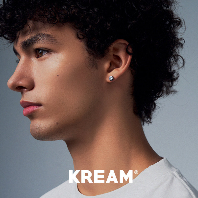 KREAMS925纯银小白钻耳钉