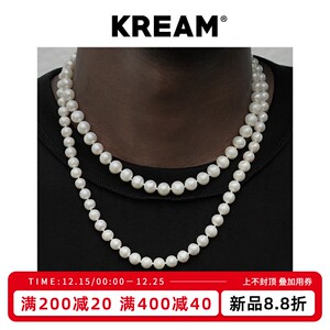 欧美流行ASAP ROCKY同复古天然珍珠项链男女嘻哈锁骨链情侣choker