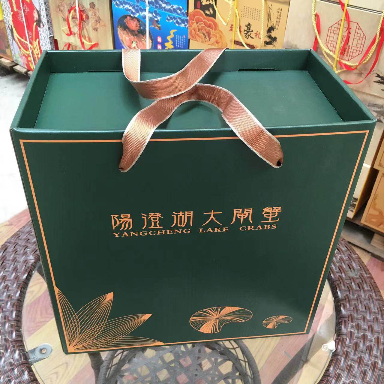 阳澄湖大闸蟹包装盒河蟹礼品盒螃蟹泡沫盒纸盒通用型批发瓦楞纸盒