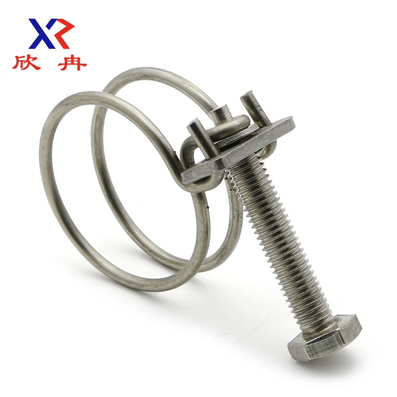 欣冉不锈钢双钢丝夹头卡箍