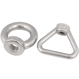 304不锈钢吊环螺母圆环形三角环螺母吊母M3M4M5M6M8M10M12M14M16