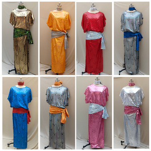 【清】限量特价肚皮舞袍子Baladi shabbi民俗连体长裙袍子表演服