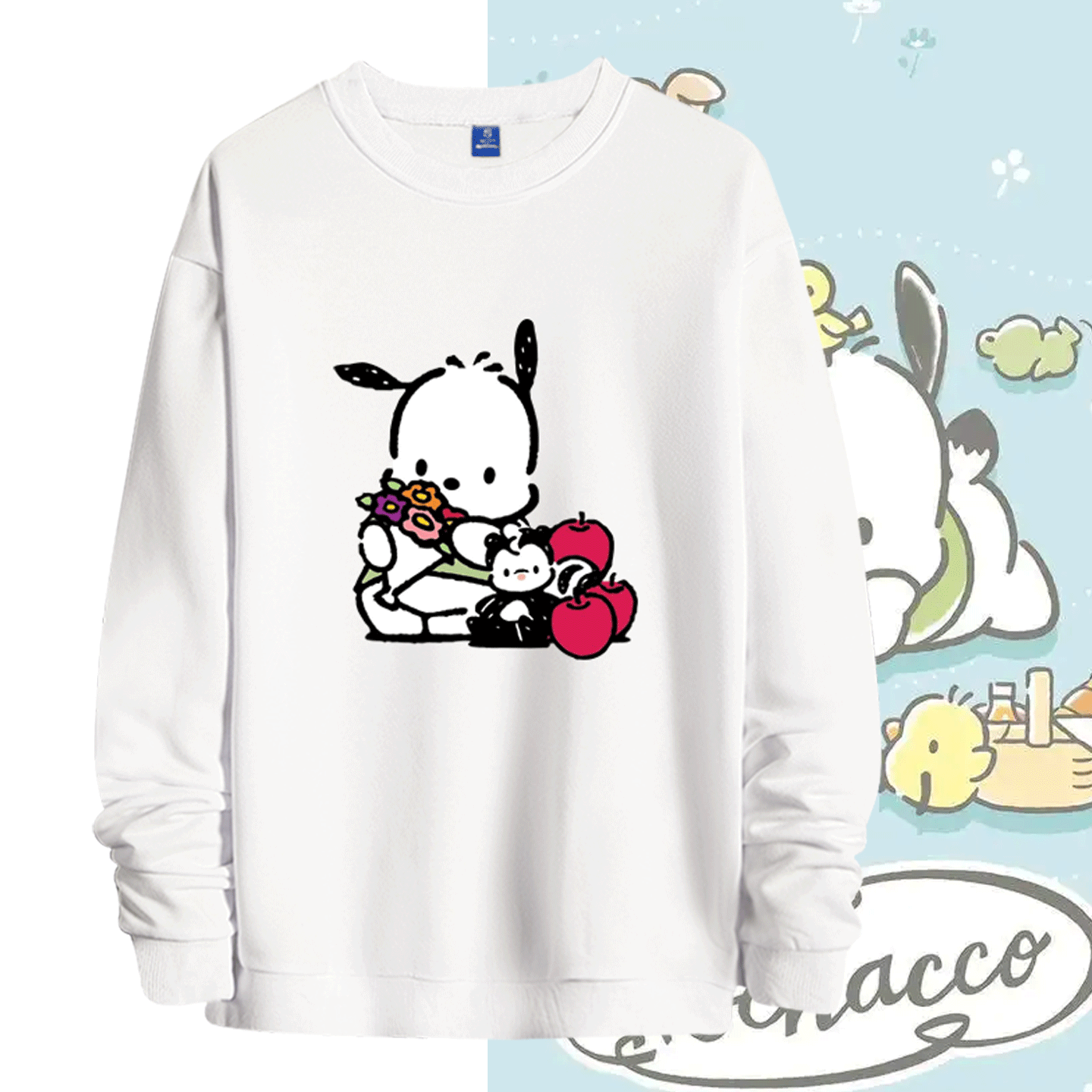 男女情侣可定制套头衫圆领卫衣