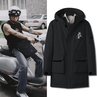 周杰伦jay同款 风羽绒服潮 晴天卫衣以父之名最伟大 作品保暖工装